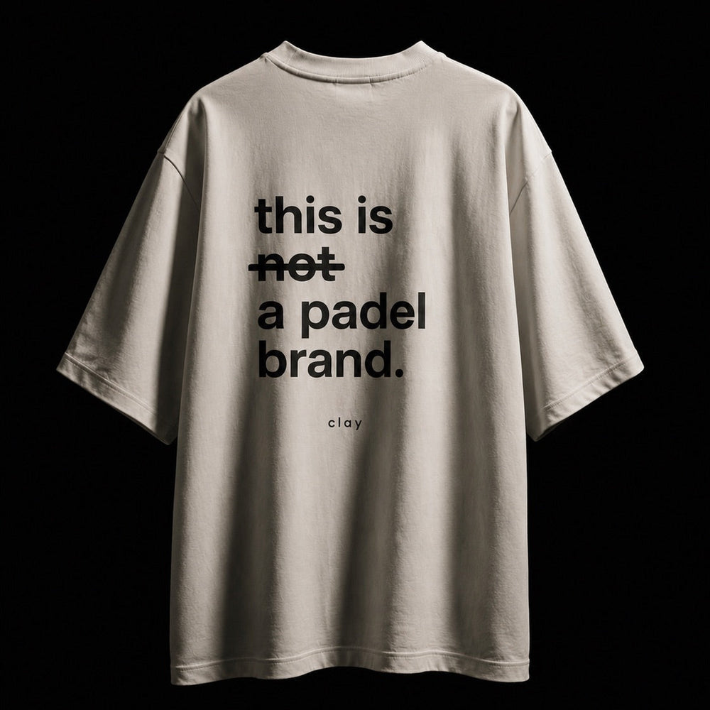 THIS IS NOT A PADEL BRAND — Oversized Tee