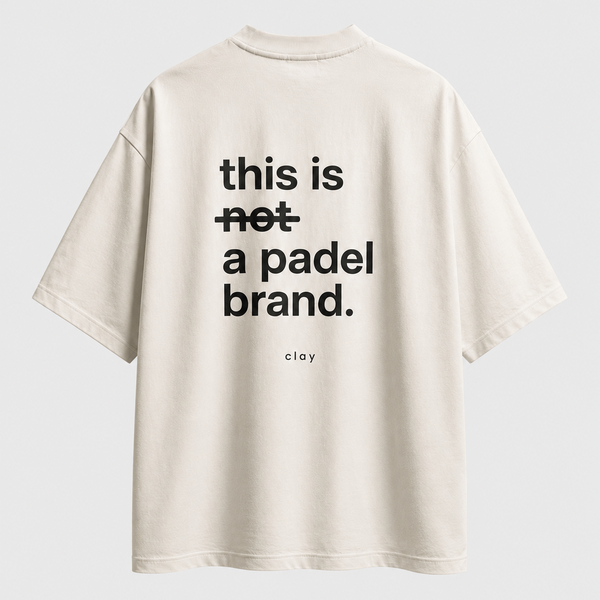THIS IS NOT A PADEL BRAND — Oversized Tee